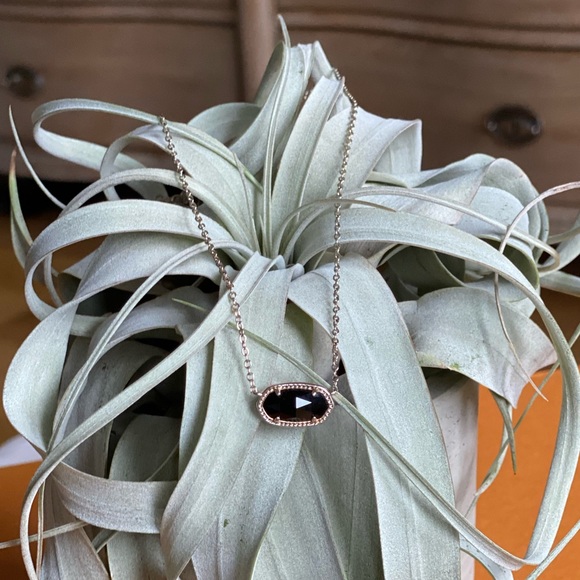 Kendra Scott Rose Gold Black Necklace - Picture 3 of 4